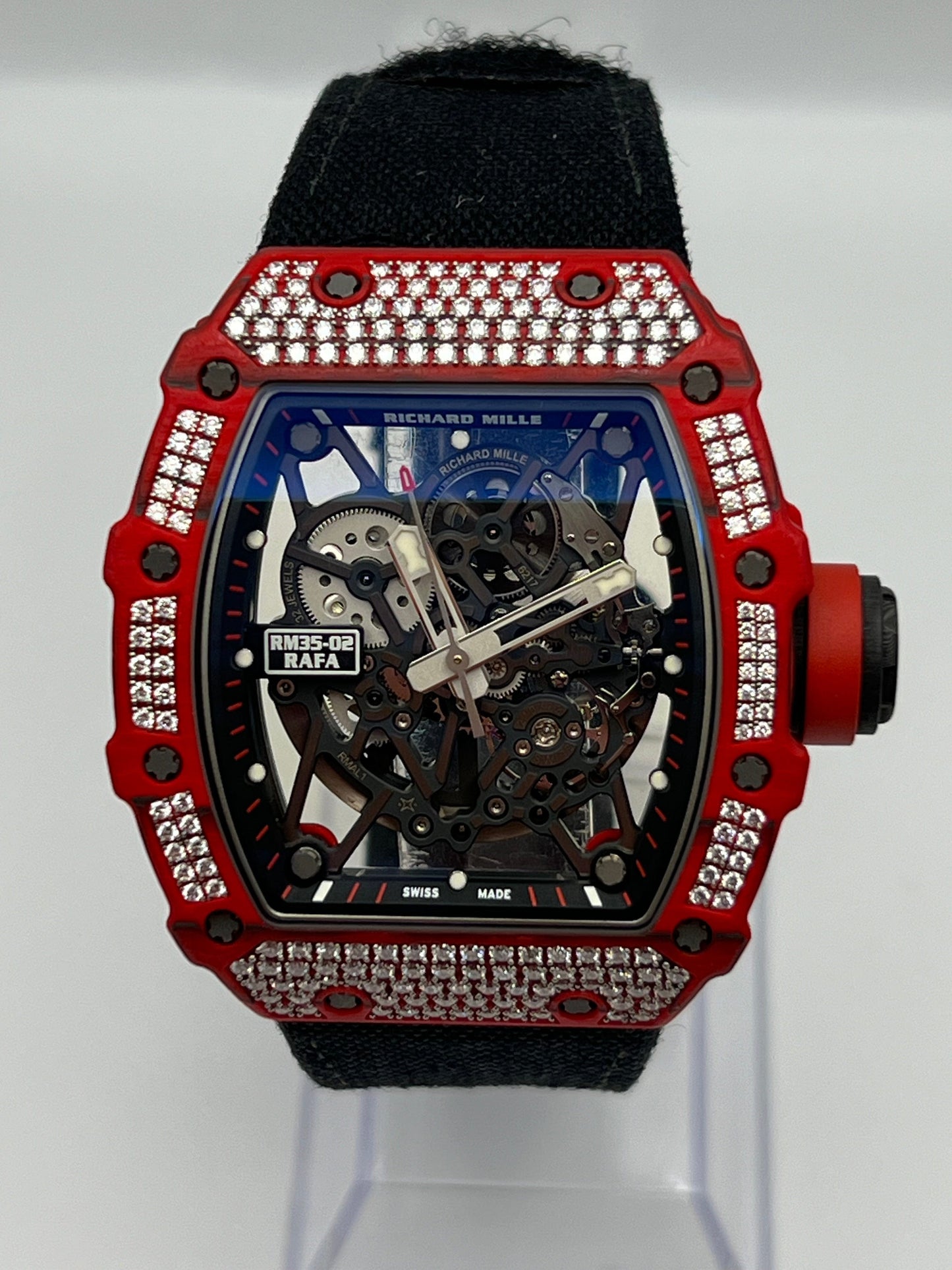 Richard Mille RM 35-02 'Rafa' Rafael Nadal Red Quartz TPT Diamond Set