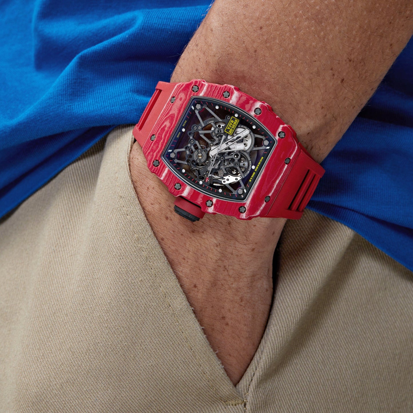 Richard Mille RM 35-02 Rafael Nadal Automatic Red Quartz TPT