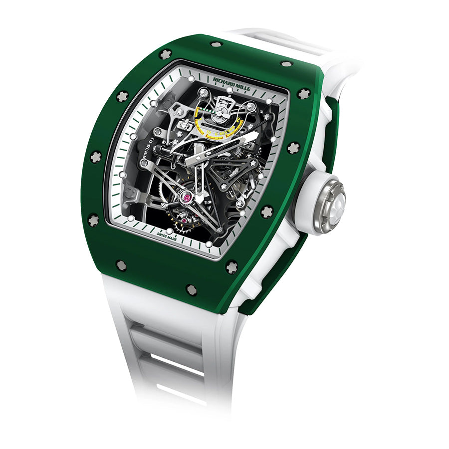 Richard Mille RM38-01 Manual Winding Tourbillon G-Sensor Bubba Watson 50mm Open-Work Dial