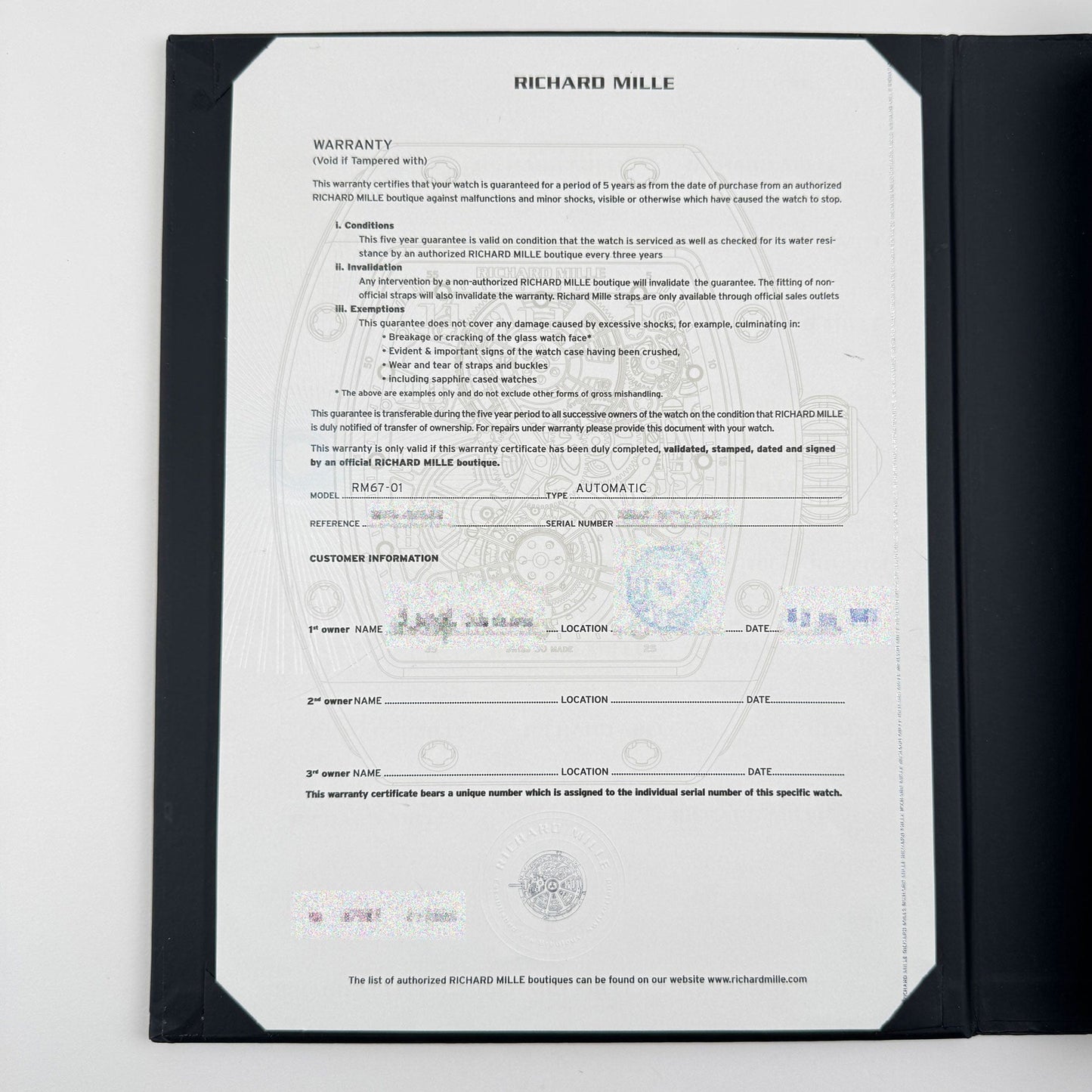 Richard Mille RM 67-01 Extra Flat Titanium (2021)