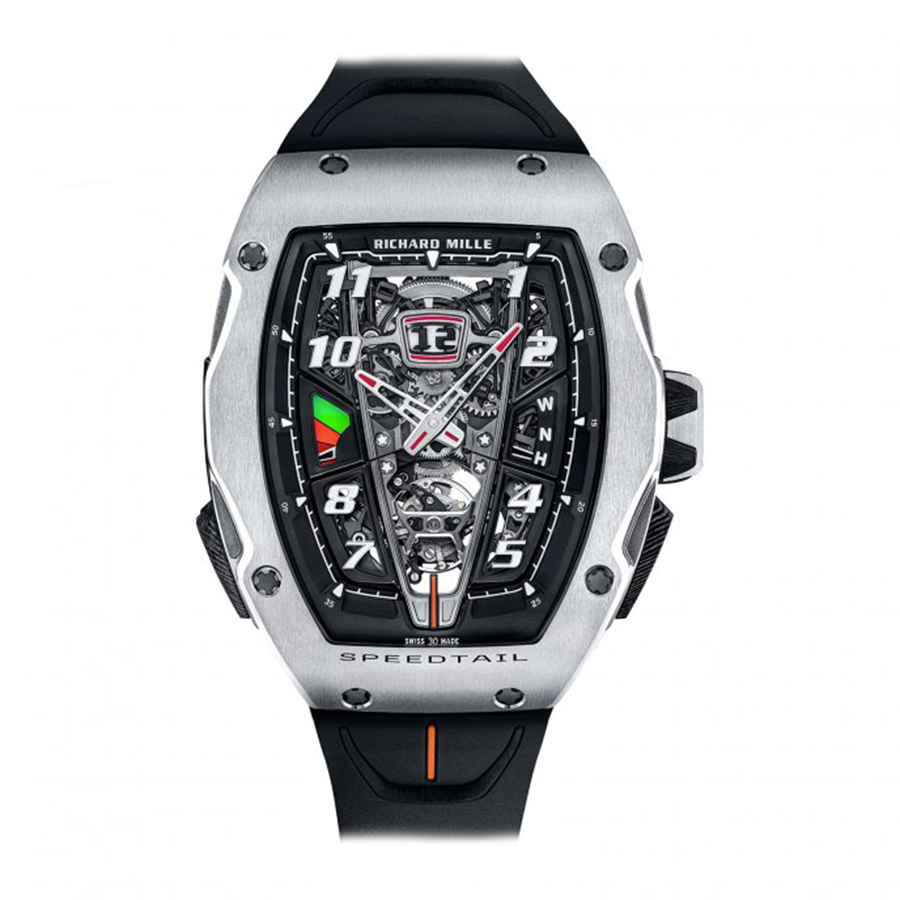 Richard Mille RM40-01 Automatic Winding Tourbillon McLaren Speedtail Open-Work Dial