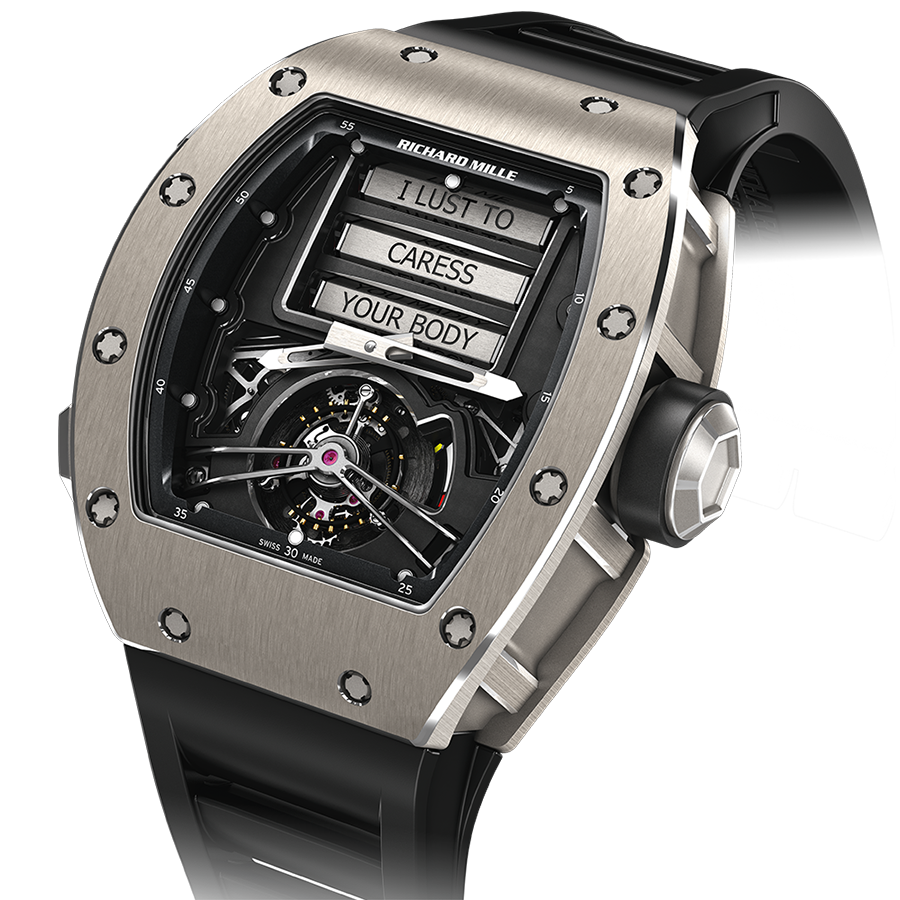 Richard Mille Limited Edition RM69 Erotic Tourbillon Titanium Openworked Dial