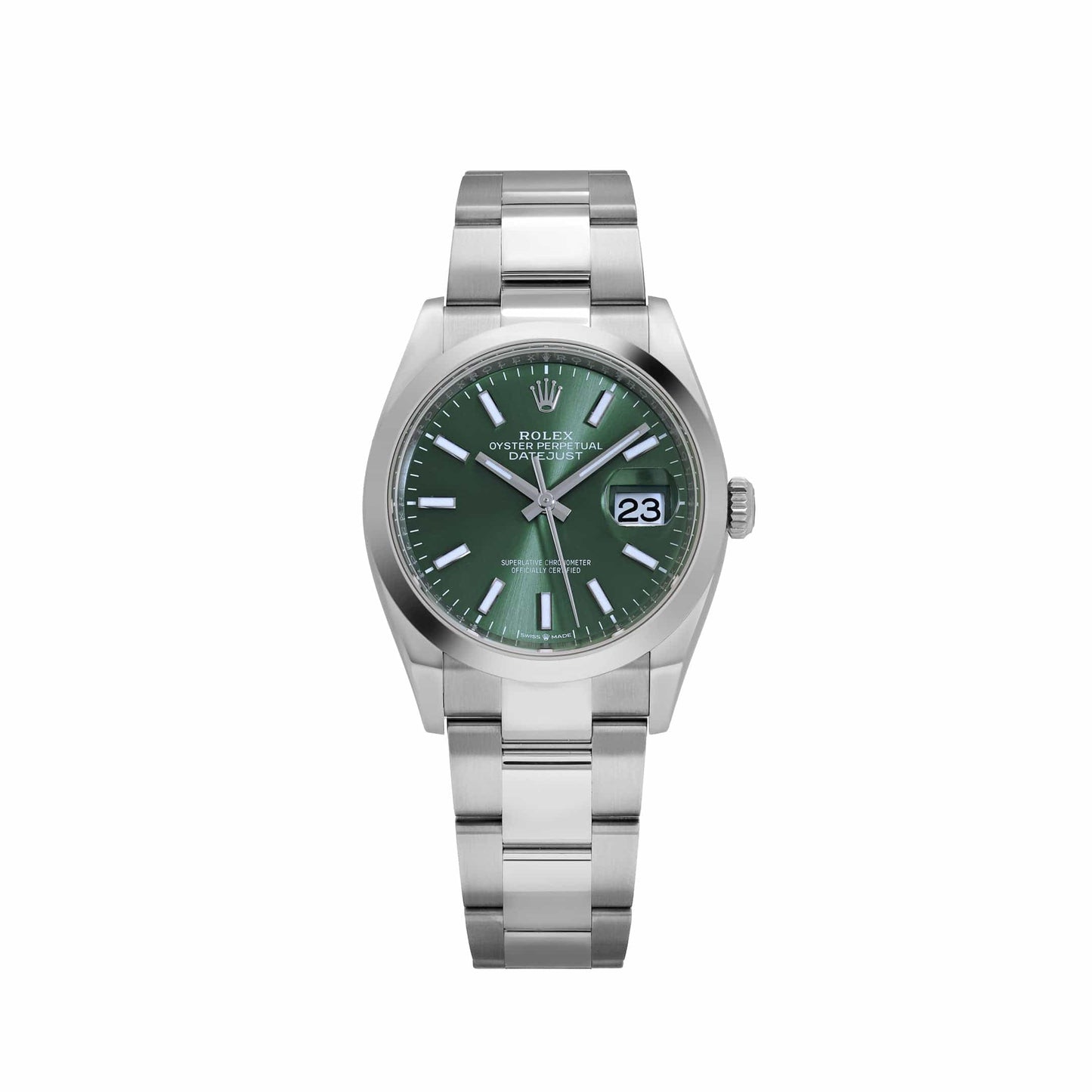 Rolex Datejust 36 126200 Stainless Steel Mint Green Dial Oyster (2023)
