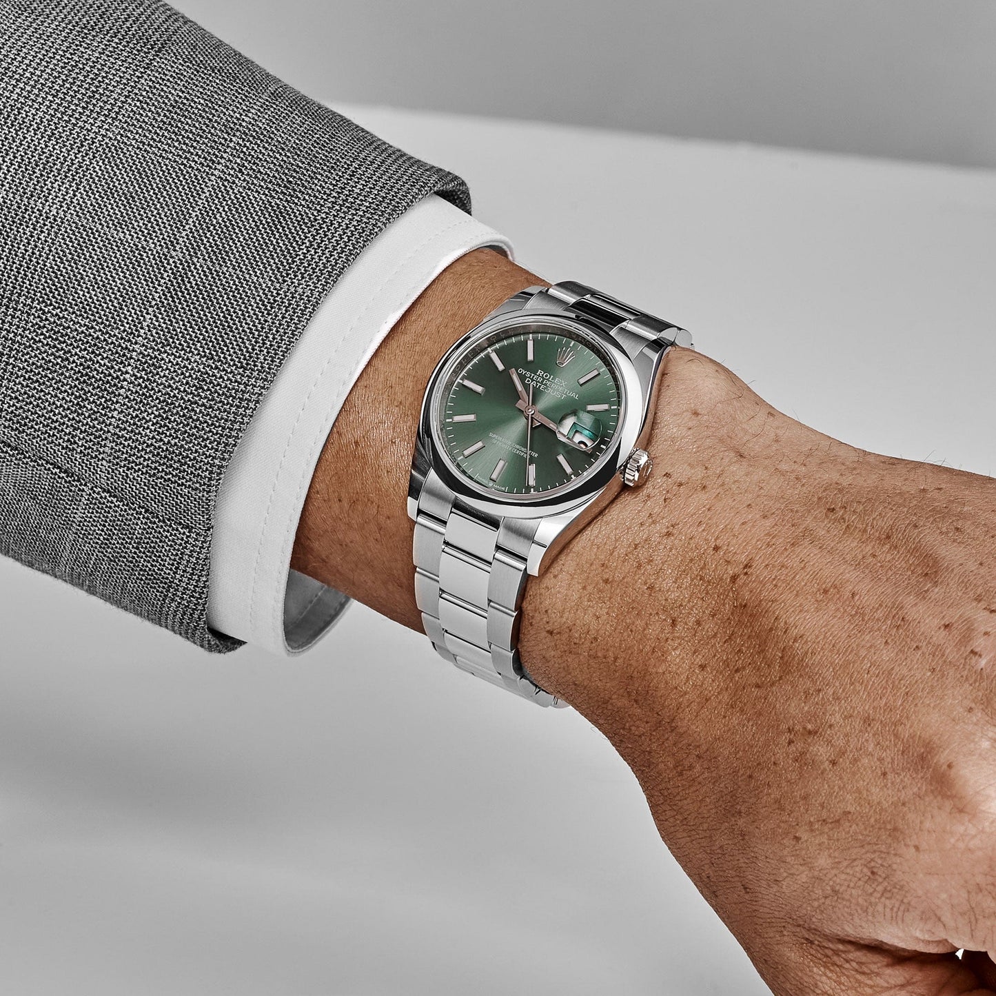 Rolex Datejust 36 126200 Stainless Steel Mint Green Dial Oyster (2023)