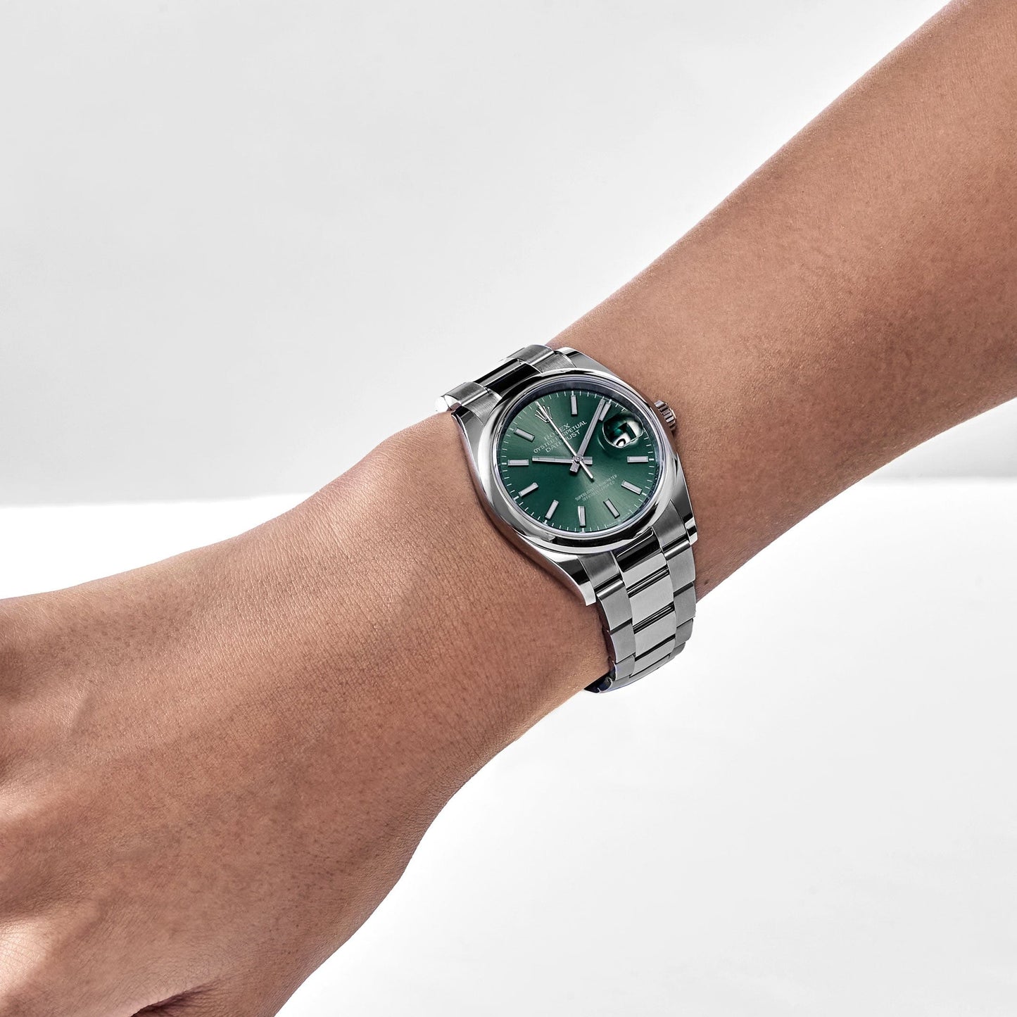 Rolex Datejust 36 126200 Stainless Steel Mint Green Dial Oyster (2023)
