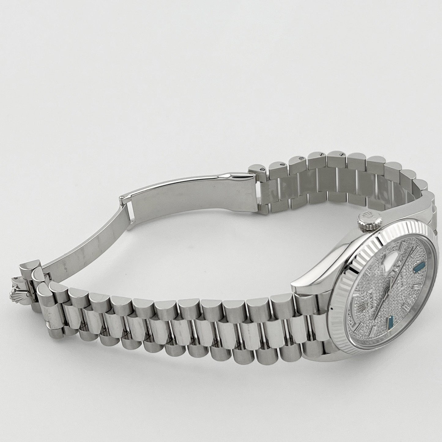 Rolex Day-Date 40 228236 Platinum Pavé Diamond Dial (2023)