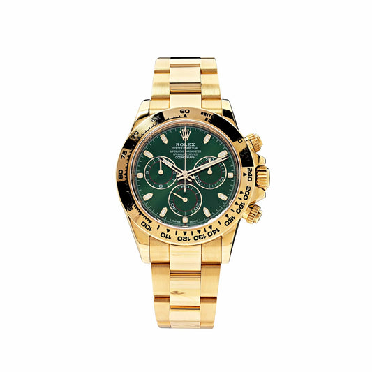Rolex Daytona 116508 'John Mayer' Yellow Gold Green Dial (2023)