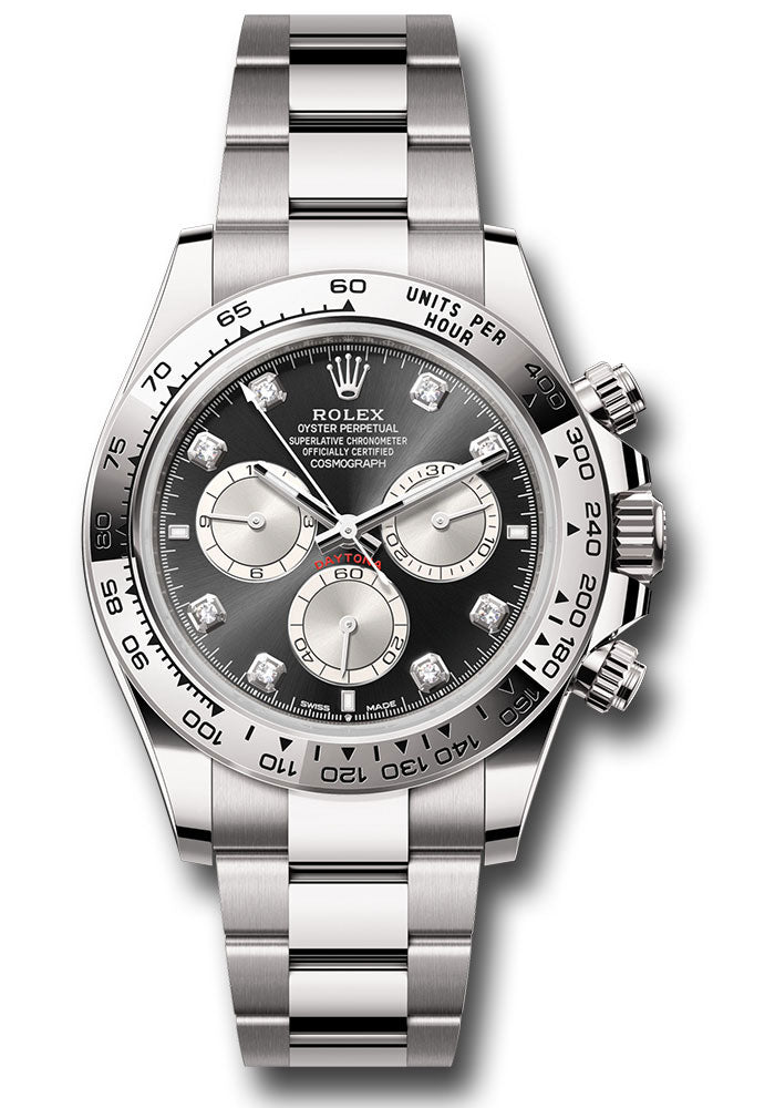Rolex Daytona Cosmograph Daytona Fixed Bezel - Black Diamond Dial - Oyster Bracelet 126509