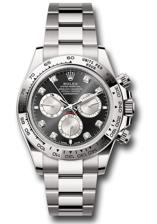 Rolex Daytona Cosmograph Daytona Fixed Bezel - Black Diamond Dial - Oyster Bracelet 126509