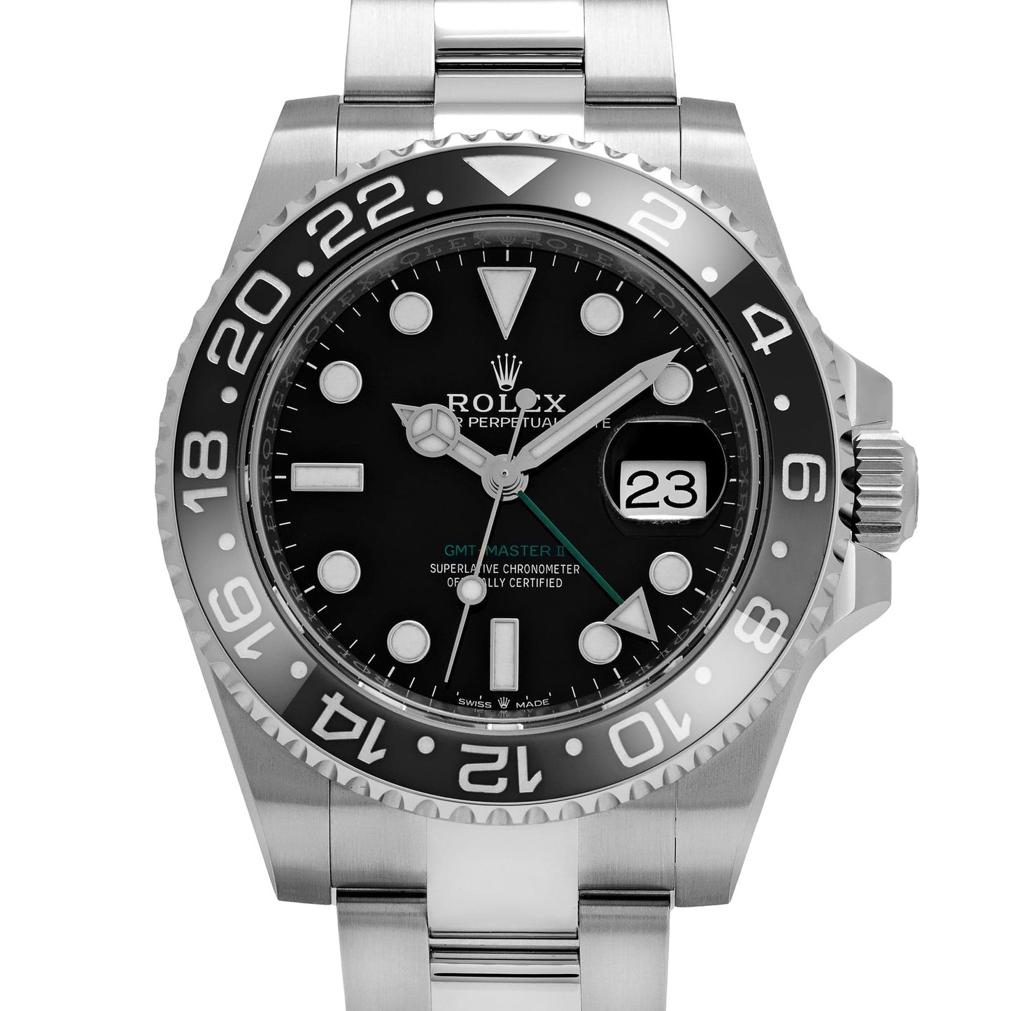Rolex GMT-Master II 126710GRNR 'Bruce Wayne' Stainless Steel Black Dial Oyster (2025)