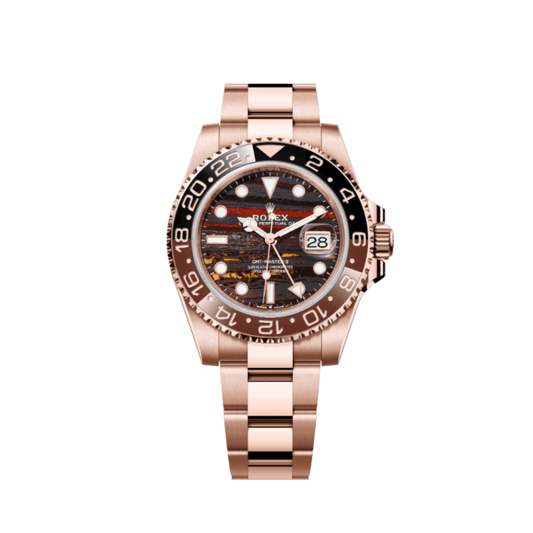 Rolex GMT-Master II 126715CHNR Rose Gold Tiger Iron Dial Oyster (2025)