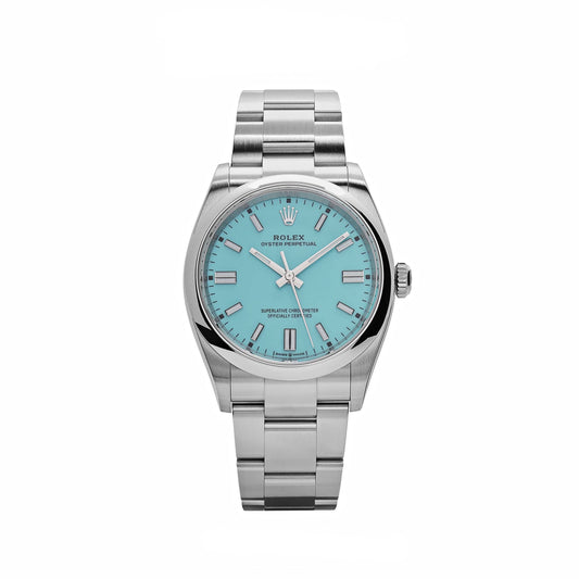 Rolex Oyster Perpetual 36 126000 Stainless Steel Turquoise Dial (2025)