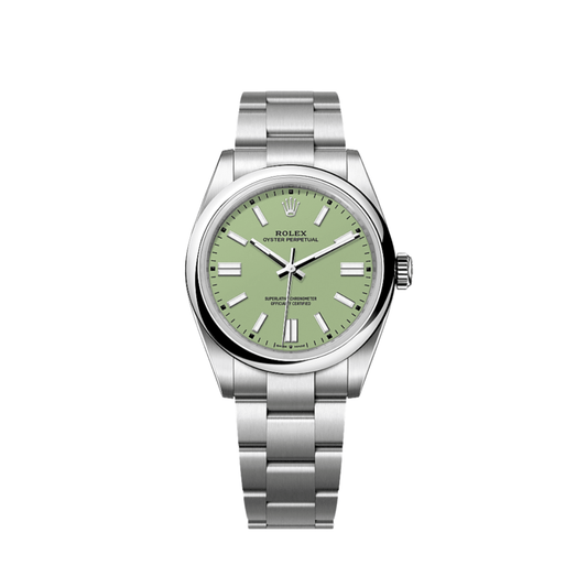 Rolex Oyster Perpetual 41 134300 Stainless Steel Pistachio Dial (2025)