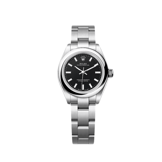 Rolex Oyster Perpetual 28 276200 'Ladies' Stainless Steel Black Dial (2025)