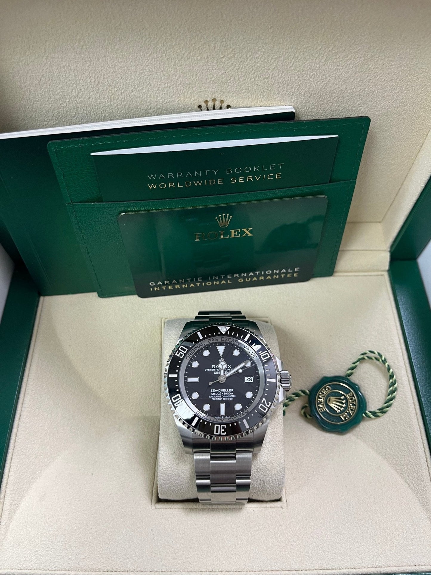 Rolex Sea-dweller Deepsea Black Dial Oyster Bracelet 136660