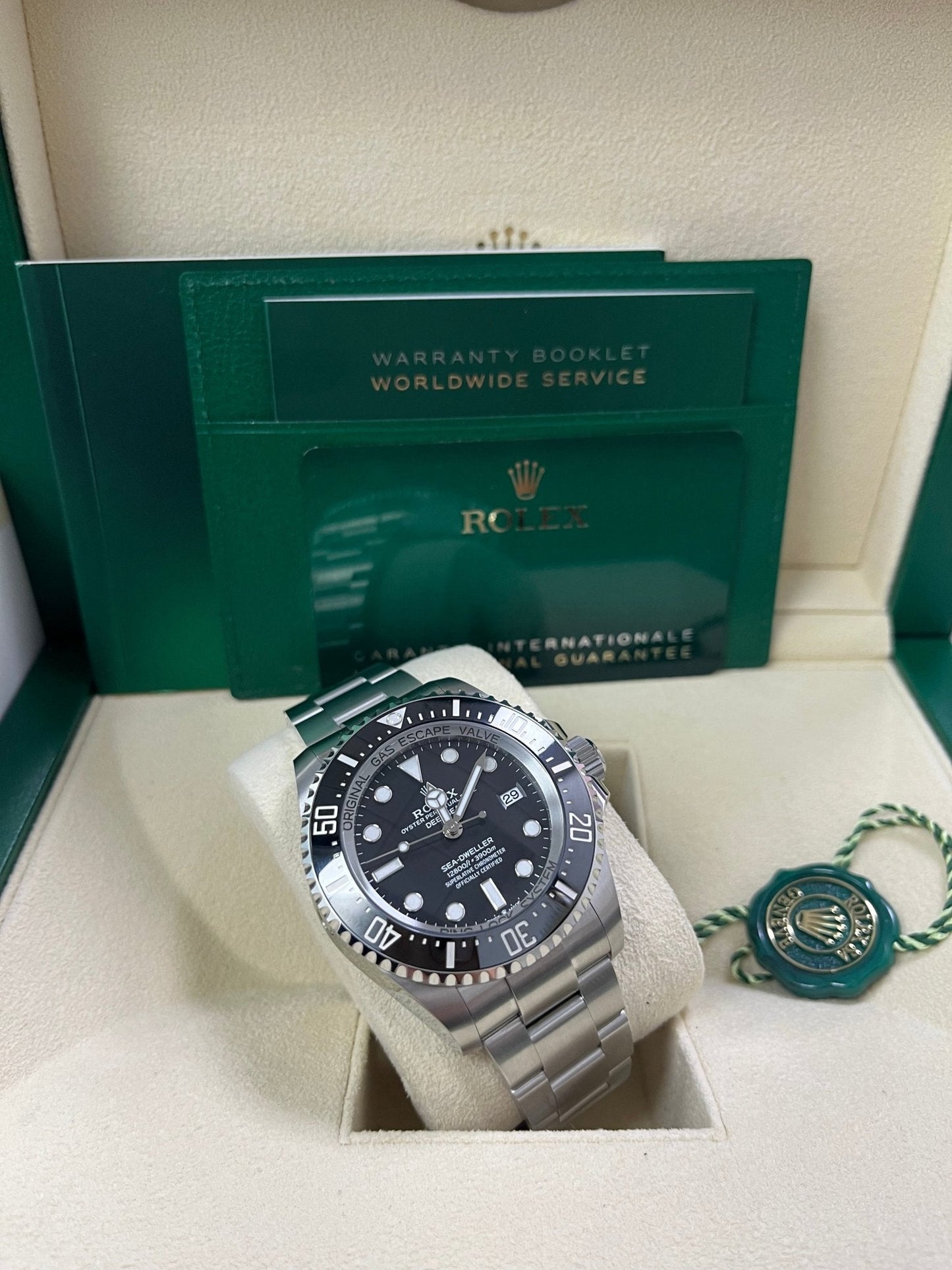 Rolex Sea-dweller Deepsea Black Dial Oyster Bracelet 136660