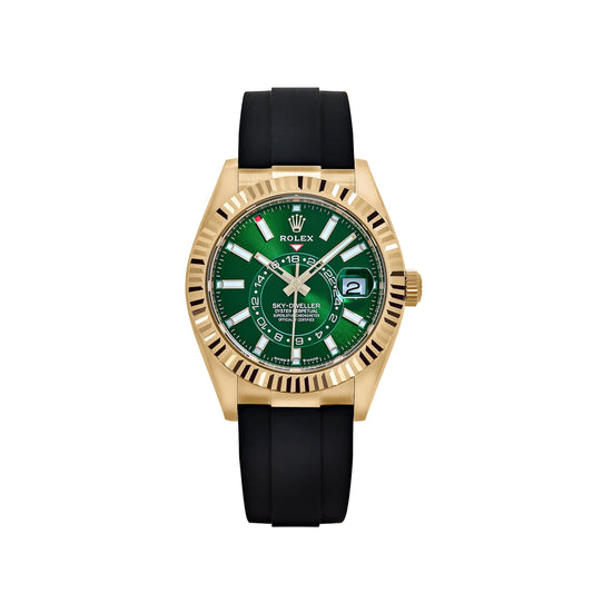 Rolex Sky-Dweller 336238 Yellow Gold Bright Green Dial (2025)