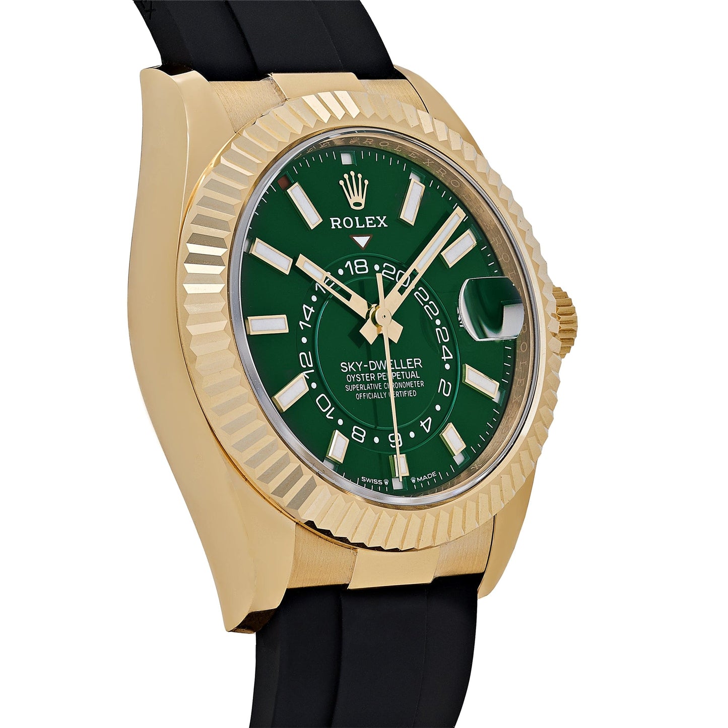 Rolex Sky-Dweller 336238 Yellow Gold Bright Green Dial (2025)