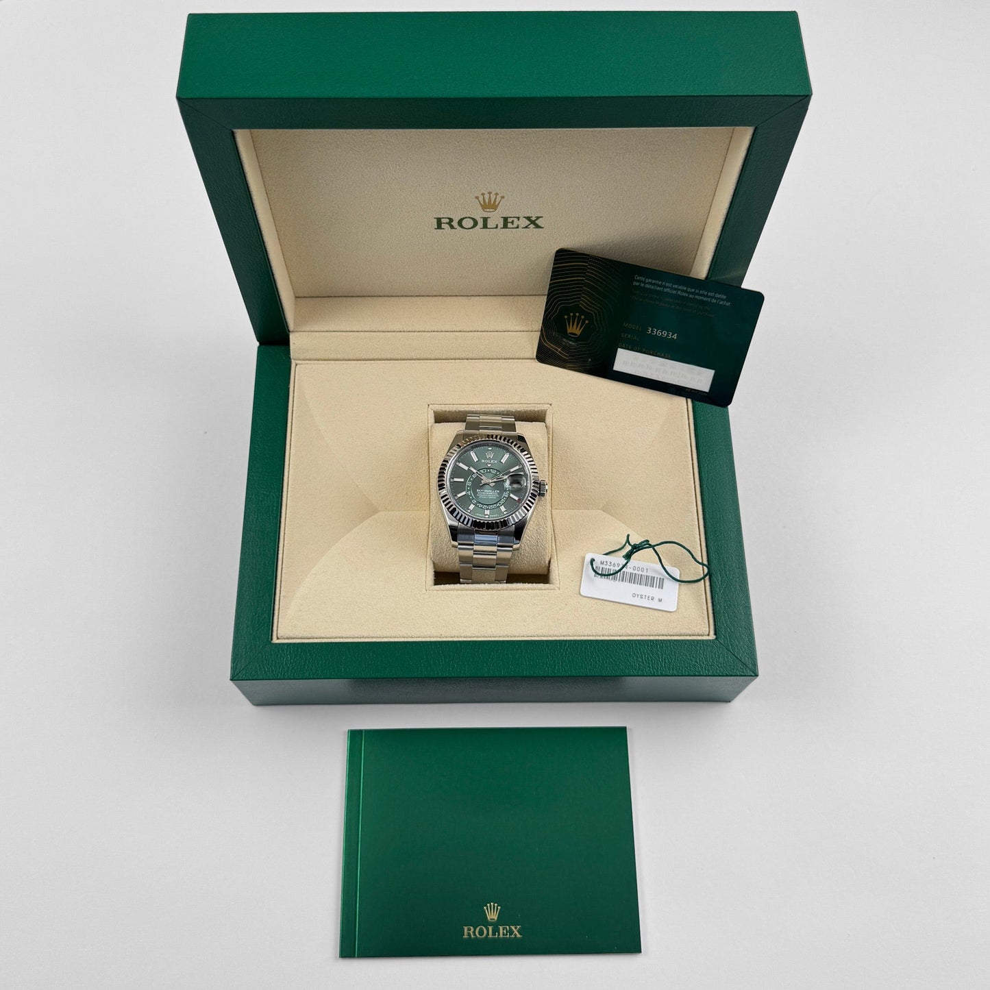 Rolex Sky-Dweller 336934 Stainless Steel Green Dial Oyster (2023)