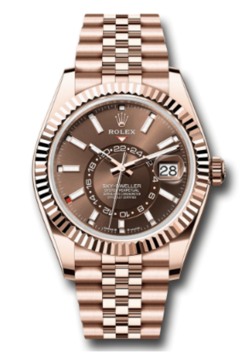 Rolex Sky-Dweller Chocolate Dial Jubilee Bracelet 336935