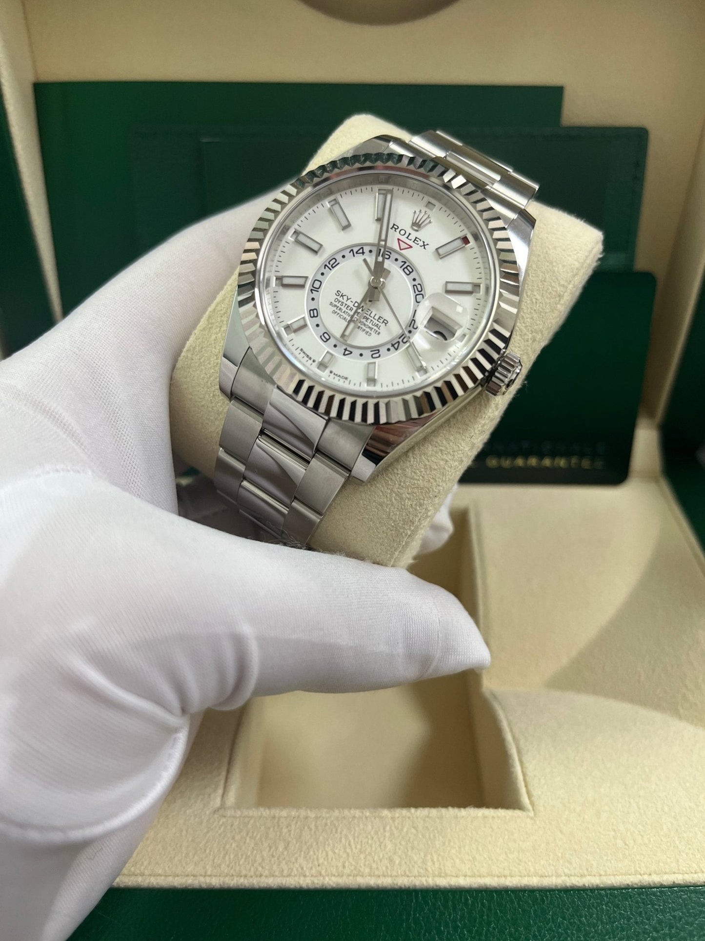 Rolex Sky-Dweller White Index Dial Oyster Bracelet 336934