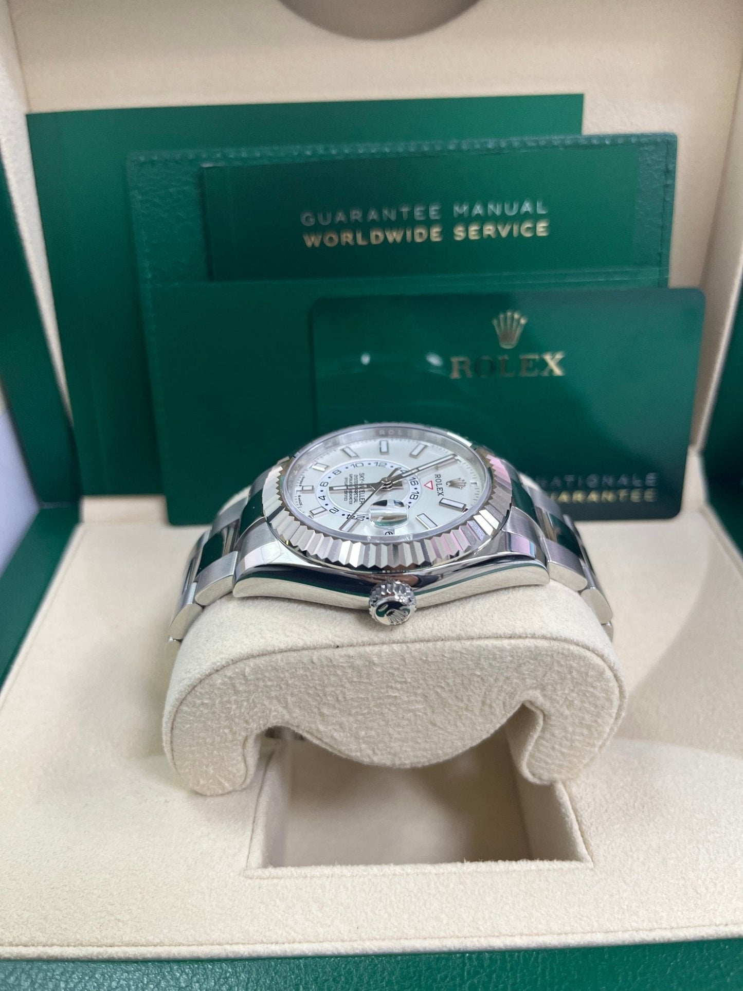 Rolex Sky-Dweller White Index Dial Oyster Bracelet 336934