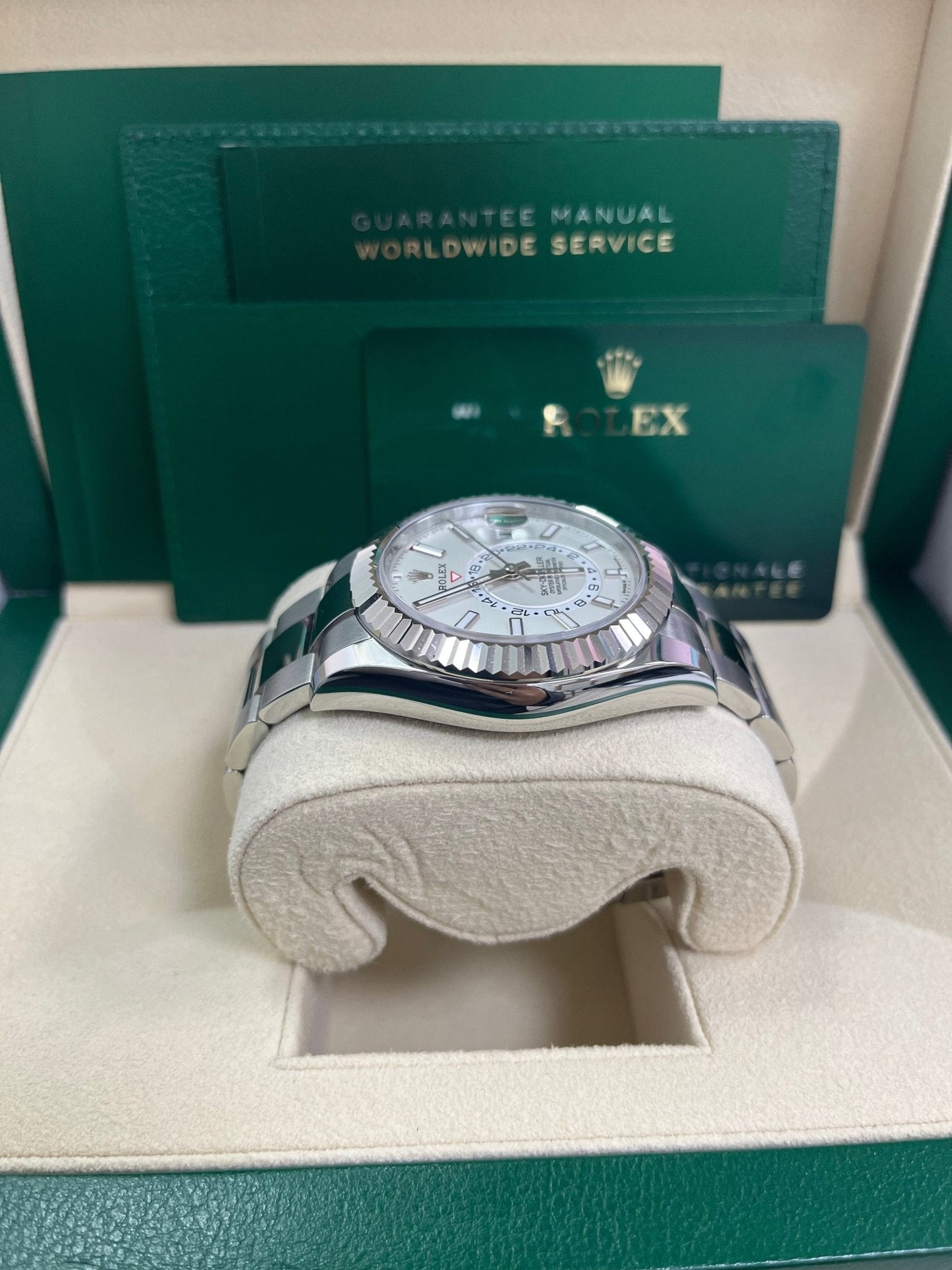 Rolex Sky-Dweller White Index Dial Oyster Bracelet 336934