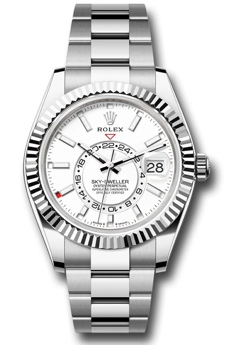 Rolex Sky-Dweller White Index Dial Oyster Bracelet 336934