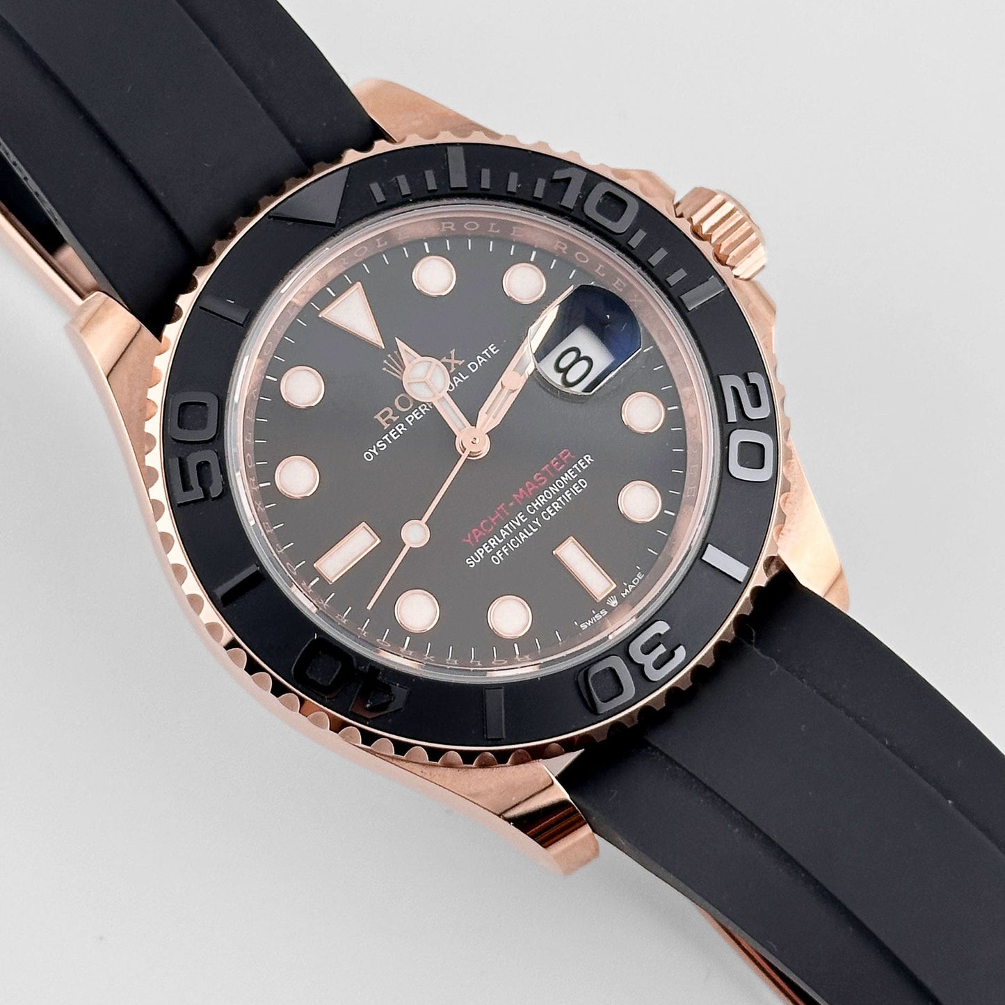 Rolex Yacht-Master 40 126655 Rose Gold Black Dial (2020)