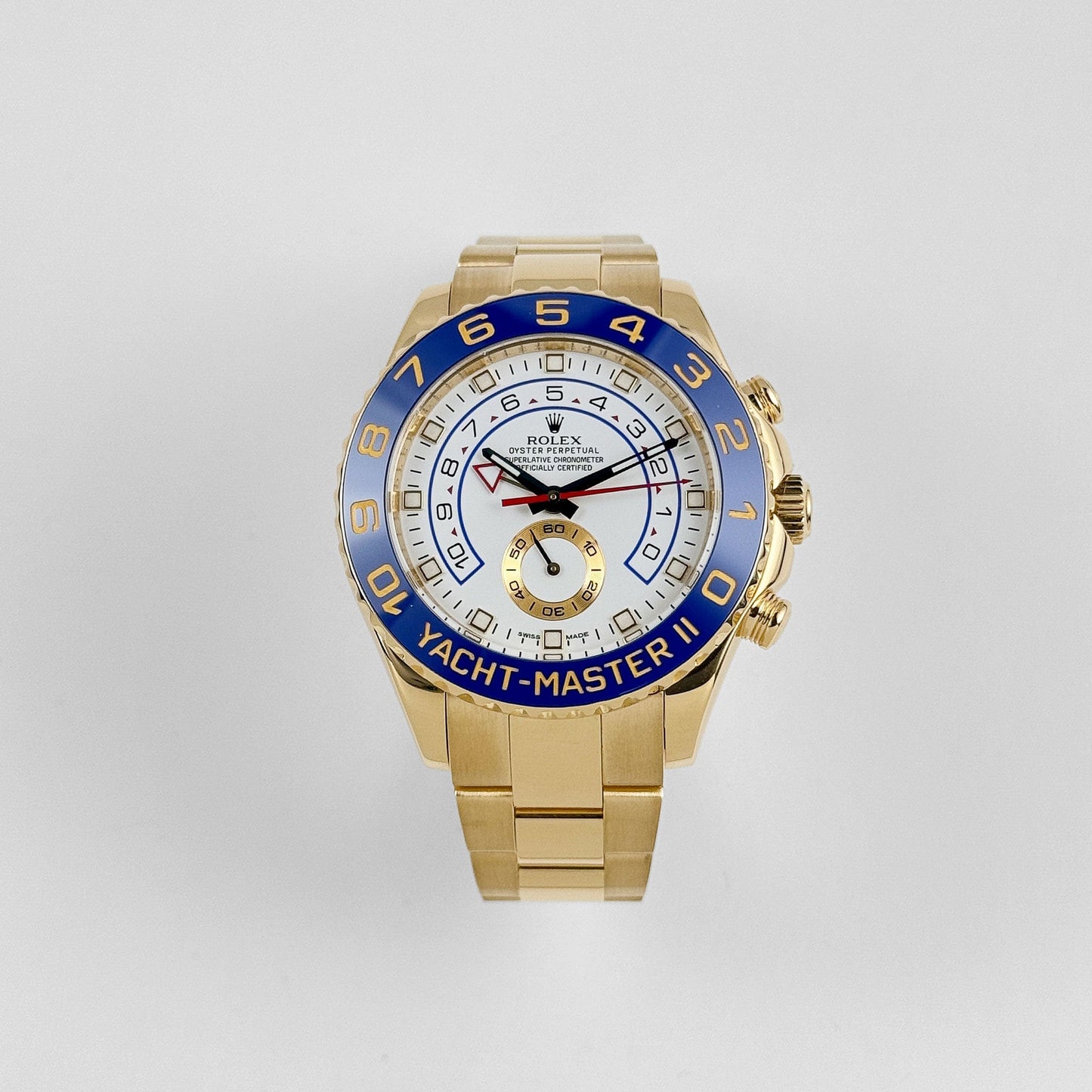 Rolex Yacht-Master II 116688 Yellow Gold White Dial (2014)