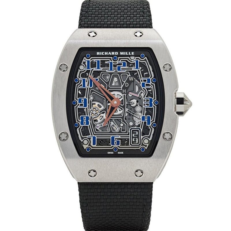Richard Mille RM67-01 Automatic Winding Extra Flat Platinum 47mm Openworked Dial