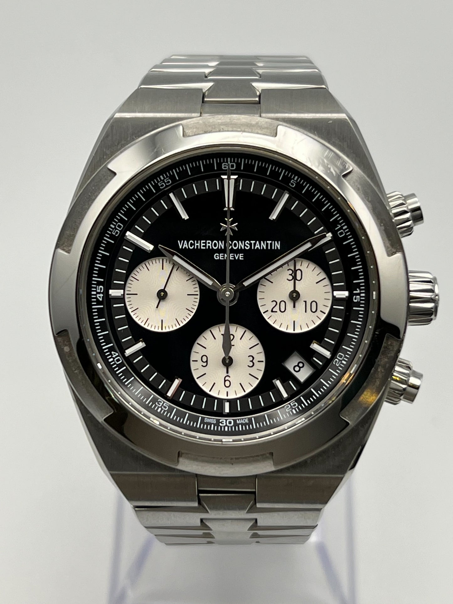 Vacheron Constantin Overseas Chronograph 5500V/110A-B481 Stainless Steel Black Dial