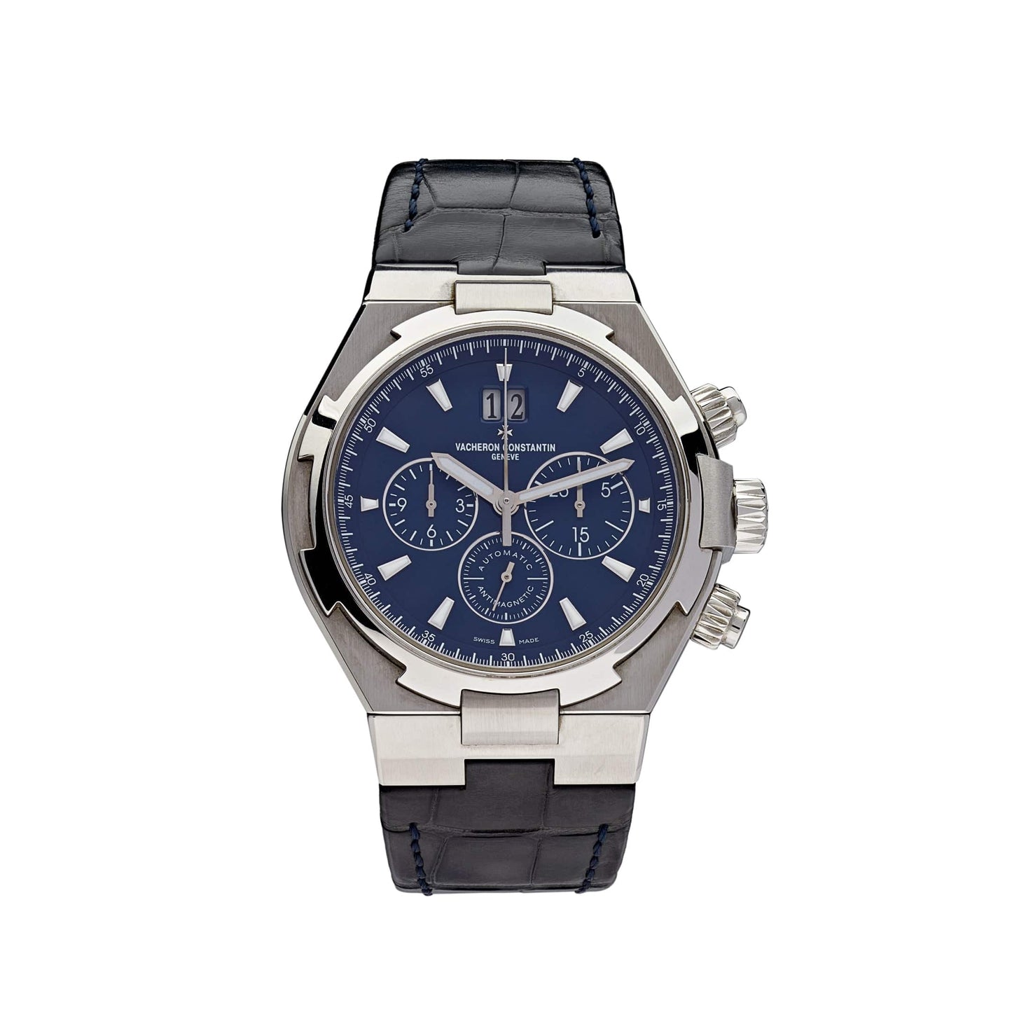 Vacheron Constantin Overseas Chronograph 49150/000A-9745 Stainless Steel Blue Dial