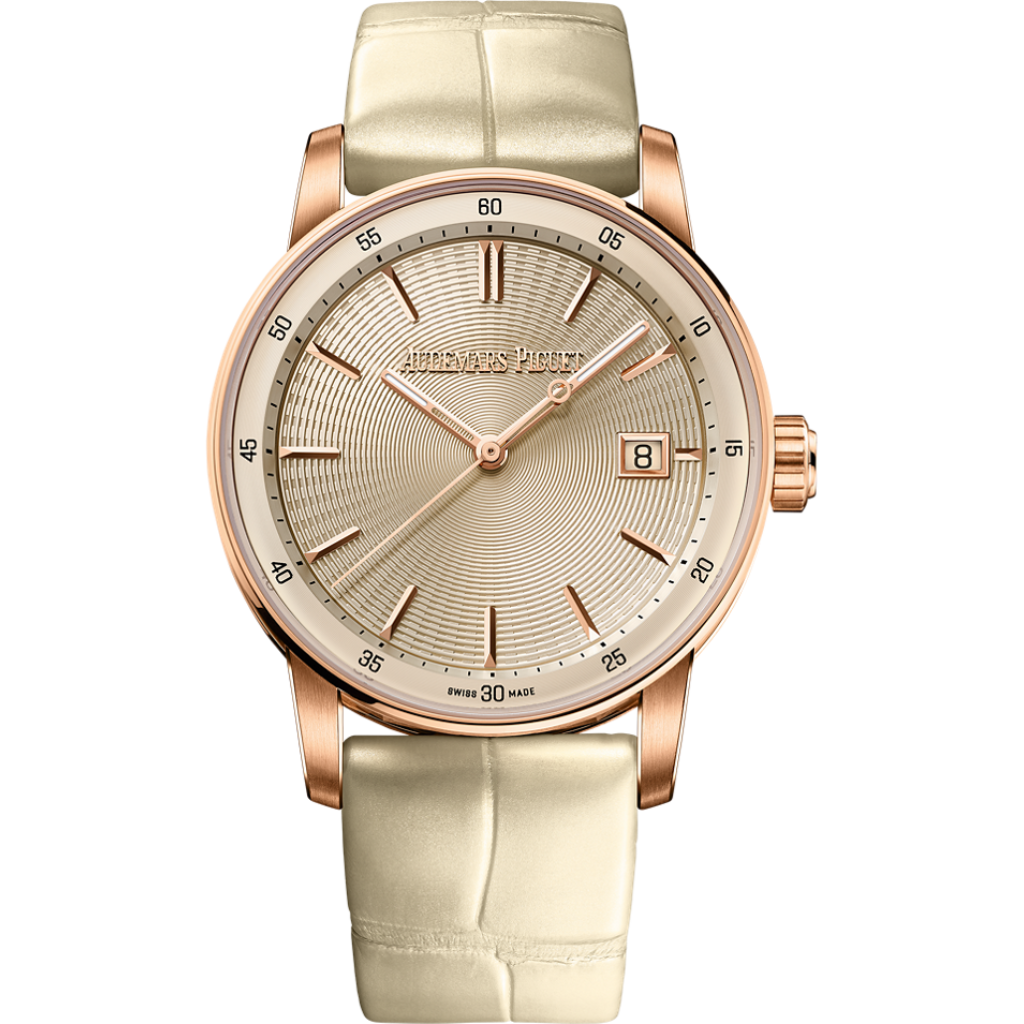 Audemars Piguet Code 11.59 by Audemars Piguet Selfwinding 38 mm Ivory  Dial 18-Carat Pink Gold   Strap 77410OR.OO.A825CR.01
