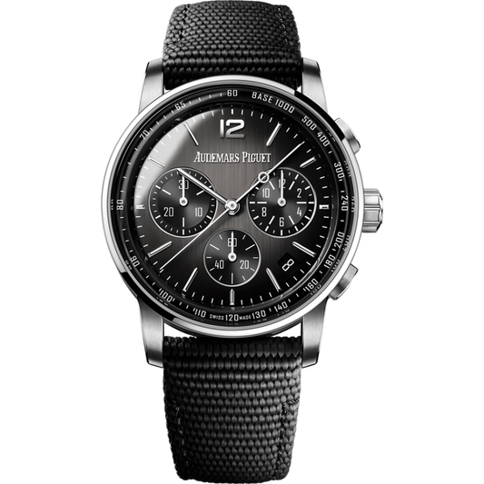 Audemars Piguet Code 11.59 by Audemars Piguet Selfwinding Chronograph 41 mm Grey Dial Black Ceramic Rubber-Coated Strap 26393NB.OO.A002KB.01