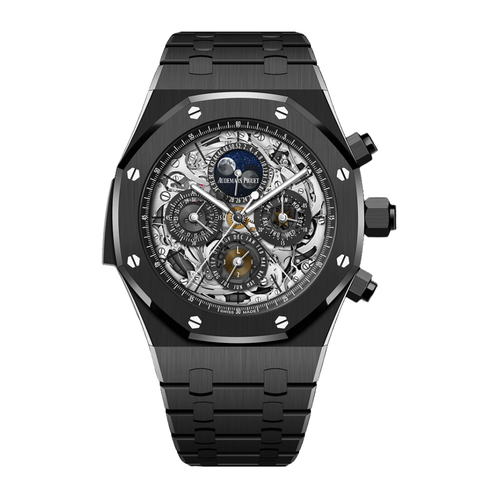 Audemars Piguet Royal Oak Grande Complication 44 mm White Dial Black Ceramic Bracelet 26605CE.OO.1248CE.01