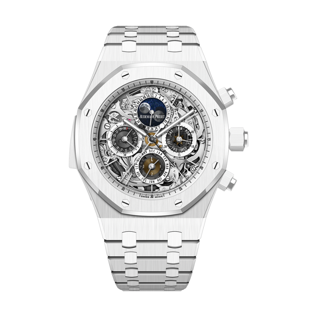 Audemars Piguet Royal Oak Grande Complication 44 mm White Dial White Ceramic Bracelet 26605CB.OO.1248CB.01