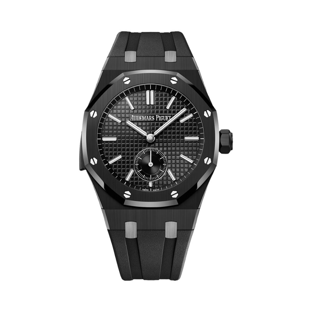 Audemars Piguet Royal Oak Minute Repeater Supersonnerie 42 mm Black Dial Black Ceramic Rubber Strap 26591CE.OO.D002CA.02