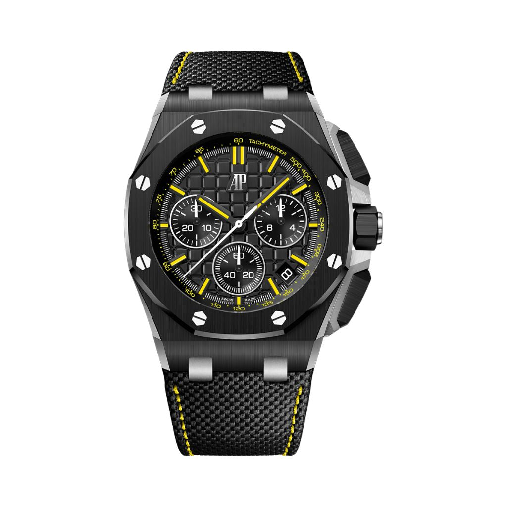 Audemars Piguet Royal Oak Offshore Selfwinding Chronograph 43 mm Black Dial Ceramic Strap 26420CE.OO.A005VE.01
