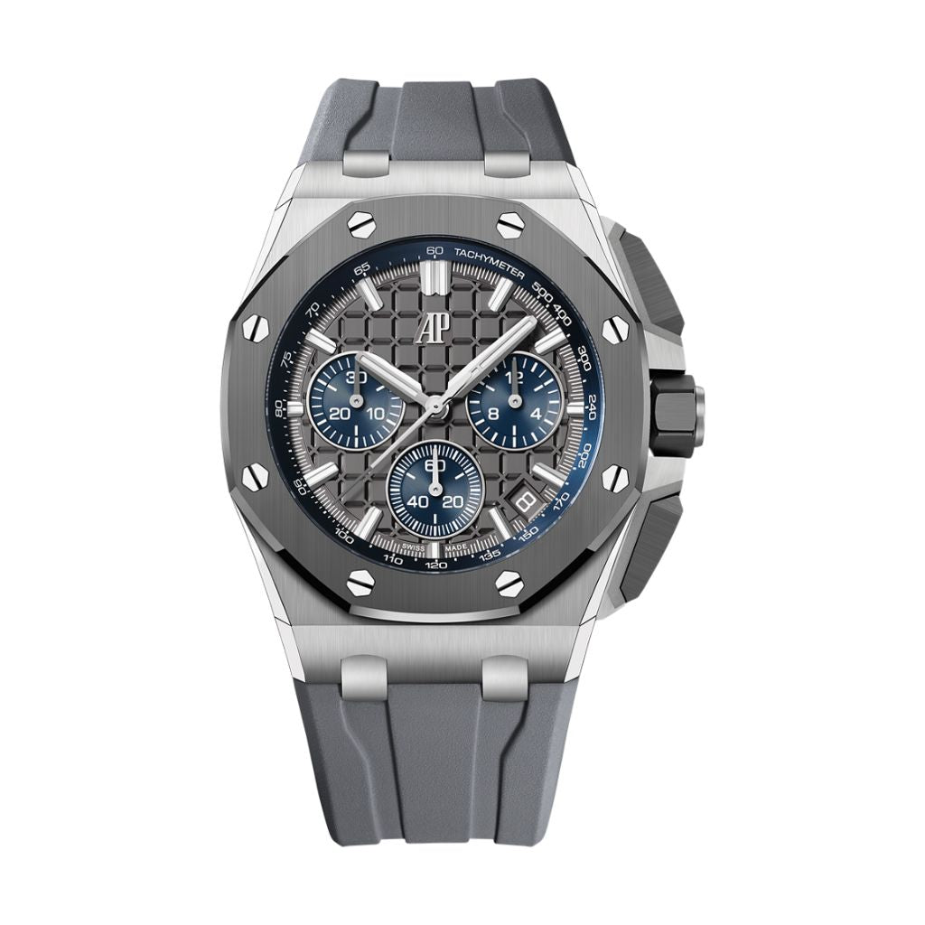 Audemars Piguet Royal Oak Offshore Selfwinding Chronograph 43 mm Grey Dial Titanium Rubber Strap 26420IO.OO.A009CA.01