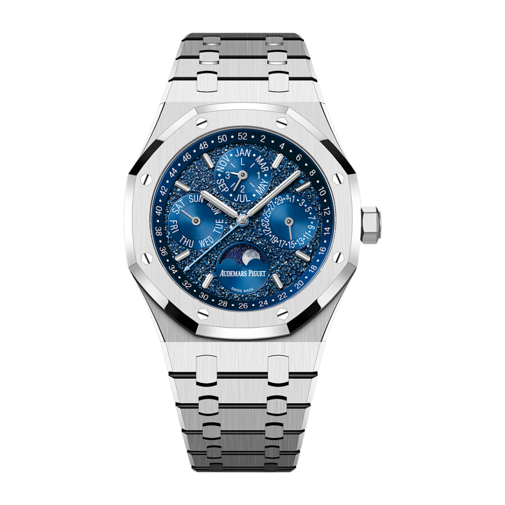 Audemars Piguet Royal Oak Perpetual Calendar John Mayer 41 mm Blue Dial 18-Carat White Gold Bracelet 26574BC.OO.1220BC.02