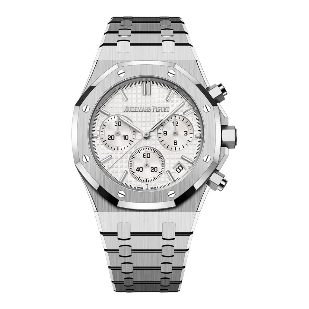 Audemars Piguet Royal Oak Selfwinding Chronograph 41 mm Silver Dial Stainless Steel Bracelet 26240ST.OO.1320ST.07