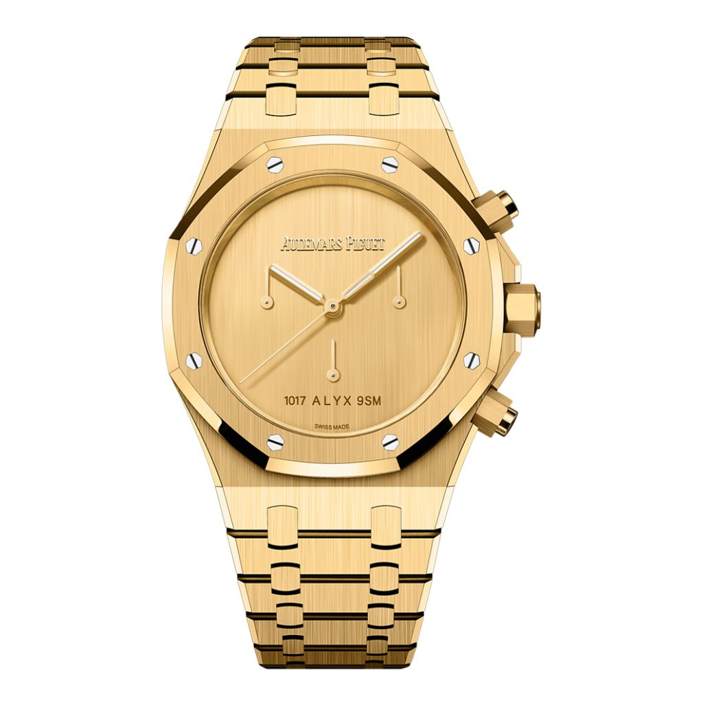 Audemars Piguet Royal Oak Selfwinding Chronograph 41 mm Yellow Dial 18-Carat Yellow Gold Bracelet 26240BA.OO.1320BA.01