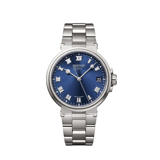 Breguet Marine 40 mm Blue Dial Titanium Bracelet 5517TI/Y1/TZ0