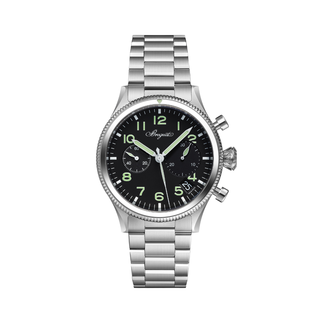 Breguet Type-Xx 42 mm Black Dial Stainless Steel Bracelet 2057ST/92/SW0