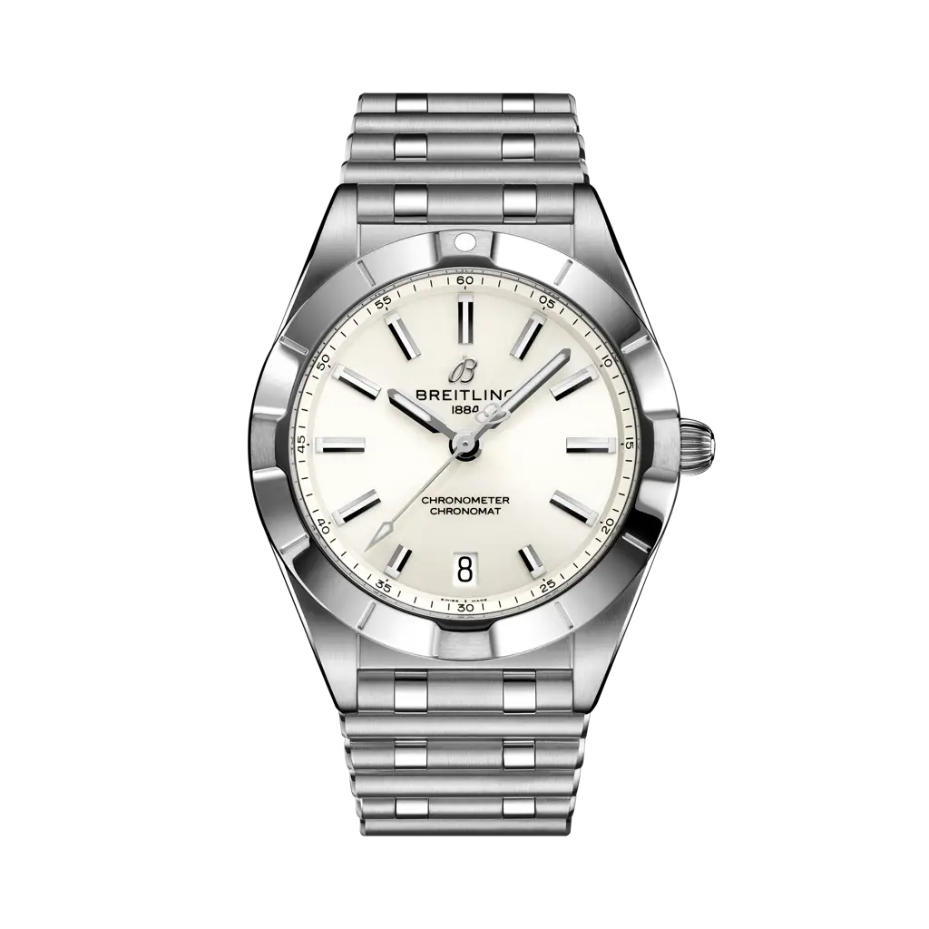 Breitling Chronomat 32 mm Beige Dial Stainless Steel Bracelet A77310101A2A1