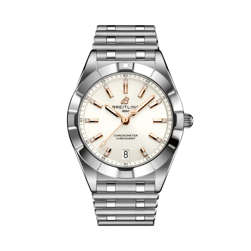 Breitling Chronomat 32 mm Beige Dial Stainless Steel Bracelet A77310101A3A1