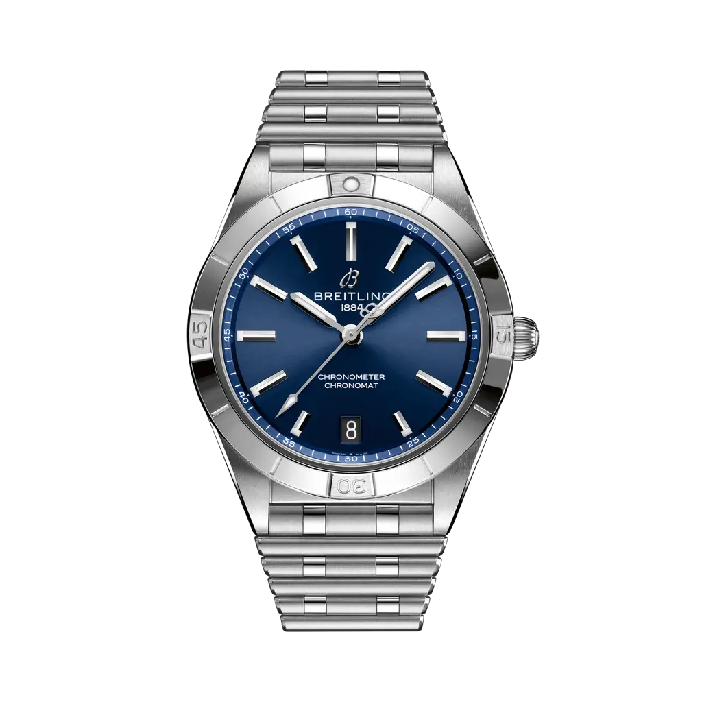 Breitling Chronomat Automatic 36 mm Blue Dial Stainless Steel Bracelet A10380101C1A1