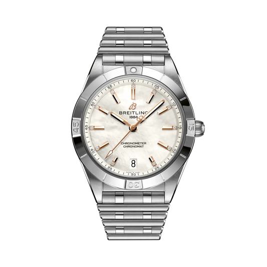 Breitling Chronomat Automatic 36 mm White Dial Stainless Steel Bracelet A10380101A4A1