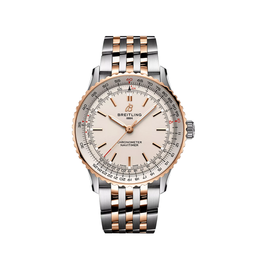 Breitling Navitimer Automatic 41mm White Dial Stainless Steel & 18K Red Gold Bracelet U17329F41G1U1